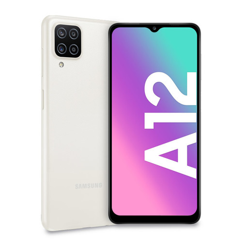 Samsung Galaxy A12 SM-A125FZWVEUE smartphone 16,5 cm (6.5") Doppia SIM 4G USB tipo-C 4 GB 64 GB 5000 mAh Bianco