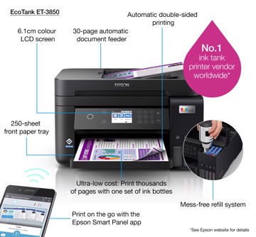 Stampante multifunzione 3in1,a4,4800x1200 dpi,wifi