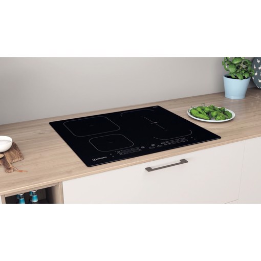 INDESIT IB 65B60 NE Nero Da incasso 59 cm Piano cottura a induzione 4  Fornello(i), Piani cottura a induzione in Offerta su Stay On