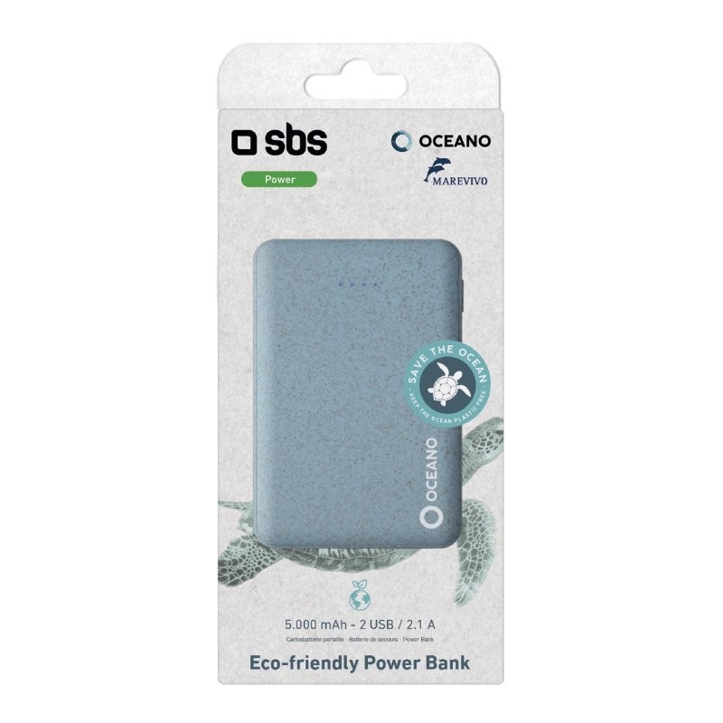 SBS Power Bank eco-friendly da 5000 mAh