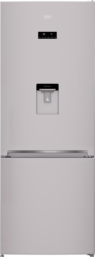 Beko RCNE560E40DSN frigorifero con congelatore Libera installazione 497 L E Argento