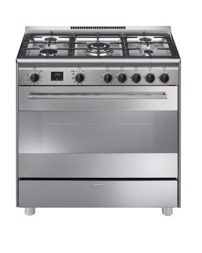 Smeg Concert BG91PX2 cucina Gas Acciaio inossidabile A+