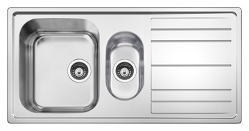 Lavello 100x50 inox 1+1/2vs