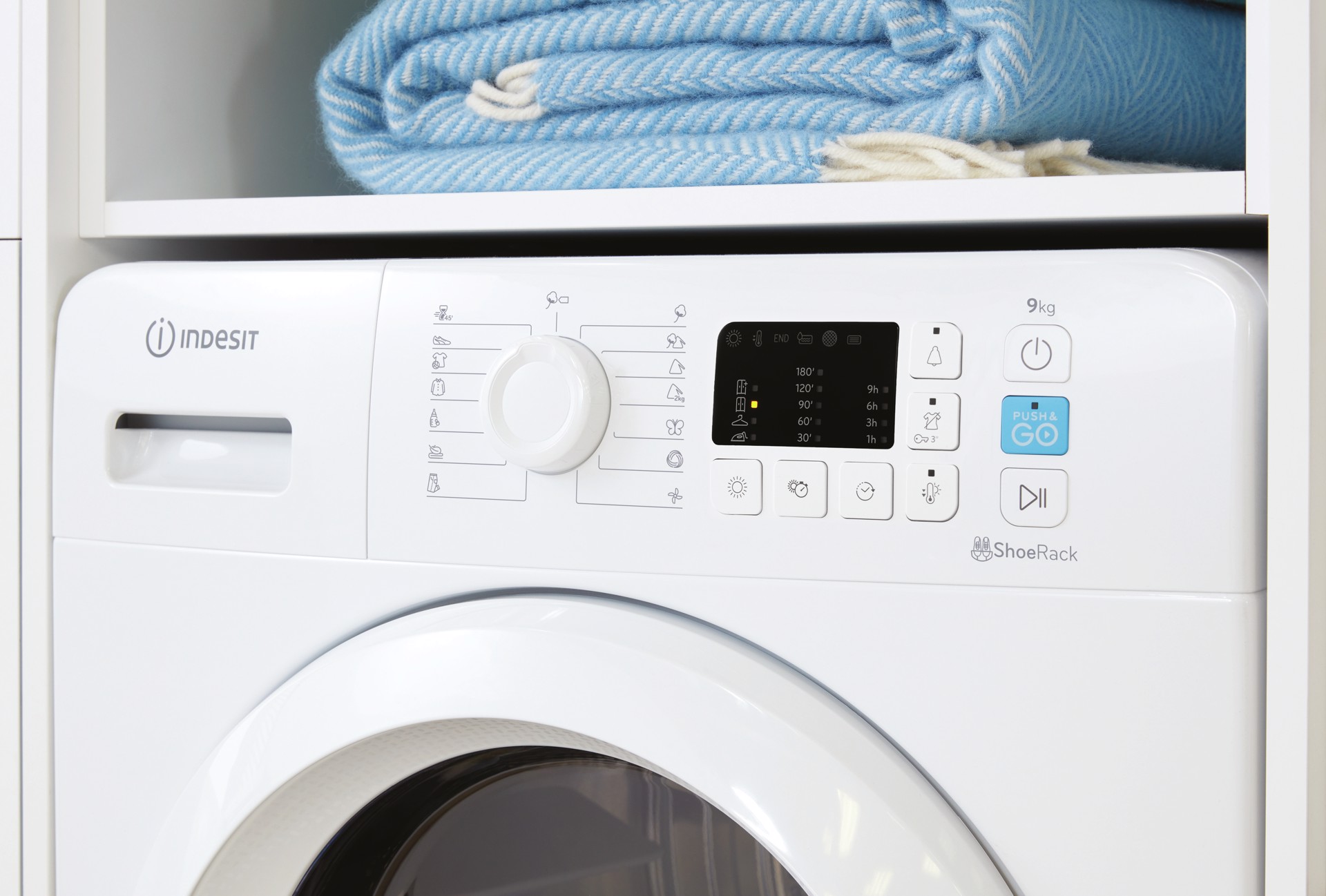 INDESIT YTNM1091REU Indesit YTN M10 91 R EU asciugatrice Libera  installazione Caricamento dall'alto 9 kg A+ Bianco