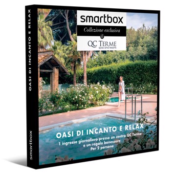 1 INGRESSO GIORNALIERO PRESSO UN CENTRO QC TERME E UN REGALO BENESSERE 
Per 2 persone