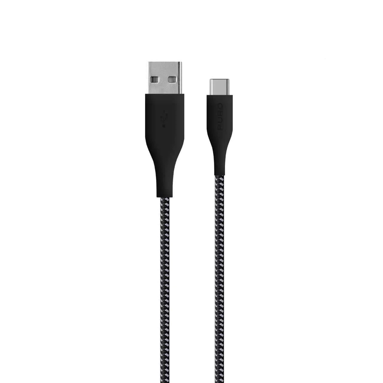 Cavo intrecciato da USB-C a USB-A (1 m, nero)