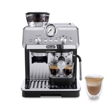 Macchina caffe' con macinacaff 15 bar 2 ricette compatta