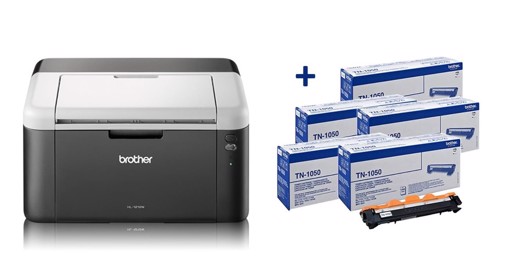 Brother HL-1212WVB stampante laser 2400 x 600 DPI A4 Wi-Fi + 5 TONER INCLUSI