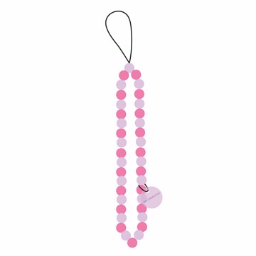 Silicone beads, violet pink