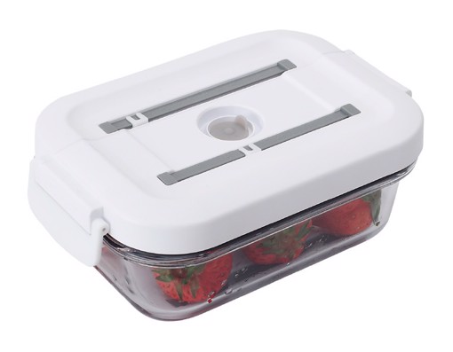 XD Enjoy XDFLVC065 recipiente per cibo Rettangolare Contenitore 0,65 L Trasparente, Bianco 1 pz