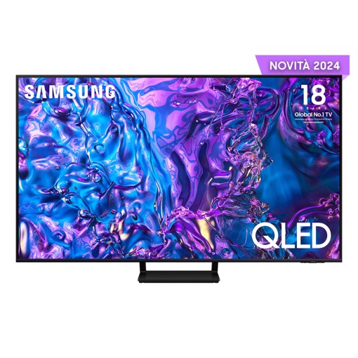 Samsung Q70D TV QLED 4K 75” QE75Q70DATXZT Smart TV Wi-Fi Black 2024, Quantum Processor 4K, 4K AI Upscaling, AirSlim Design, OTS Lite