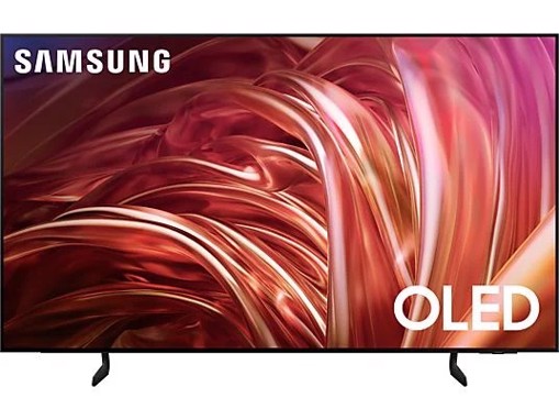 Samsung TV OLED 4K 55” QE55S85DAEXZT Smart TV Wi-Fi Graphite Black 2024, Processore NQ4 AI GEN2, Self-illuminating pixels, Contour Design, Dolby Atmos