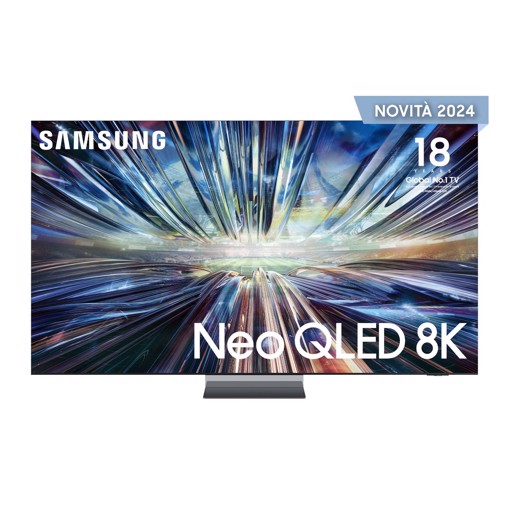 Samsung TV Neo QLED 8K 85” QE85QN900DTXZT Smart TV Wi-Fi Graphite Black 2024, NQ8 AI GEN3 Processor 8K, 8K AI Upscaling Pro, Infinity Air Design, Dolby Atmos
