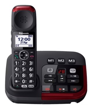 Telefono cordless + segreteria slow audio vivavoce 50mem ill