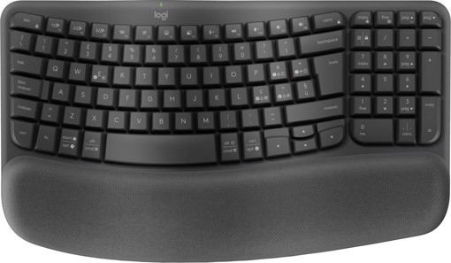 Logitech Wave Keys tastiera Ufficio RF senza fili + Bluetooth QWERTY Italiano Grafite
