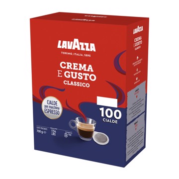 Caffe cialda crema&gusto 100pz lavazza crema & gusto espress