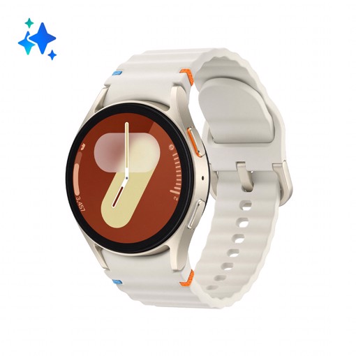 Samsung Galaxy Watch7 Smartwatch Galaxy AI, Analisi del Sonno, Controllo con doppio avvicinamento di dita, Batteria a lunga durata, GPS, Bluetooth, Ghiera Touch in Alluminio 40mm Cream