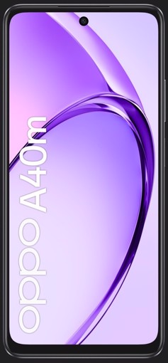 OPPO A40M Smartphone, Fotocamera AI 50MP, Selfie 5MP, Display 6.67” 90HZ LCD HD+, 5100mAh, RAM 8(Esp4GB/6GB/8GB)+ROM 256GB (esp1TB), IP54, [Versione Italia], Sparkle Black