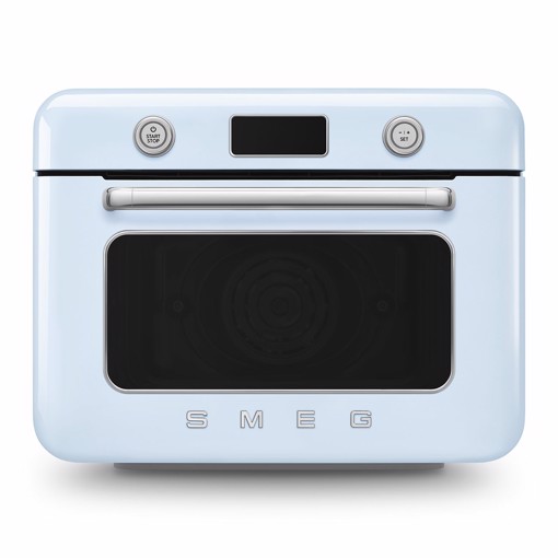 Smeg COF01PBEU forno a vapore Piccolo Blu, Acciaio inox Pulsanti, Manopola