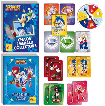 Sonic 2 in 1 card games in a