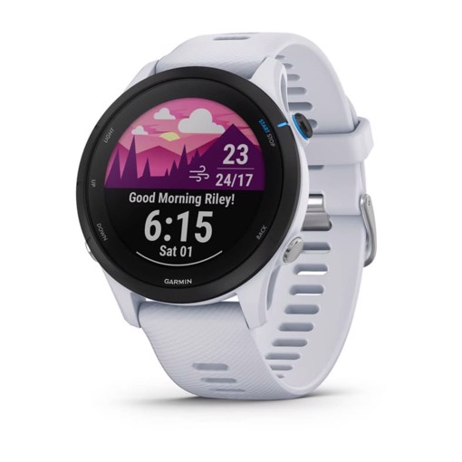 Garmin Forerunner 255 Music 3,3 cm (1.3") MIP 46 mm Digitale 260 x 260 Pixel Touch screen Bianco Wi-Fi GPS (satellitare)