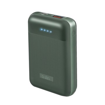 Powerbank 10.000 mah 1usb + 1 grigio gommato