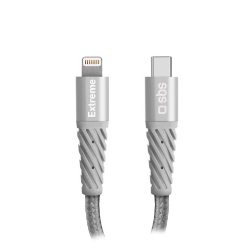 SBS TECABLEUNRELTCK cavo Lightning 1,5 m Grigio