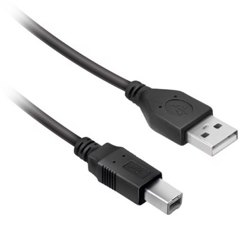 Cavo per stampante usb 3.1 maschio, lunghezza 1,8, nero