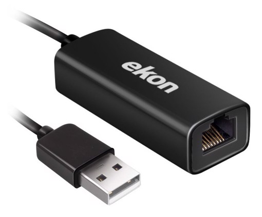 Ekon ECITUSBLANK hub di interfaccia USB 2.0 Type-A Nero