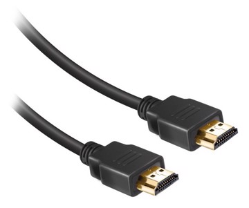 Cavo HDMI v.2.0 con canale Ethernet e nuclei in fe rrite anti disturbo,connettori dorati e scocca in