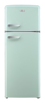 Frigorifero 2 porte mint green h144 l55 p57,5