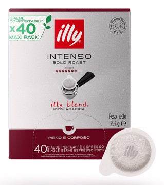 Illy cialda caffè intenso 40 pz