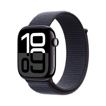 Apple watch series 10 46mm black case,ink sport loop