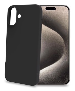 Cover cromo iphone 16 plus blk