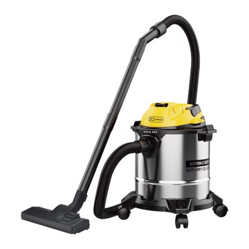 Aspirapolvere a bidone 12lt 1200w solidi e liquidi inox