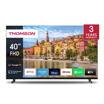 Televisore led 40" f.hd 3hdmi,2usb,t2/c/s2,google,pl