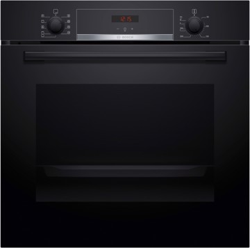 Forno da incasso nero specchio timer inizio e fine cottura