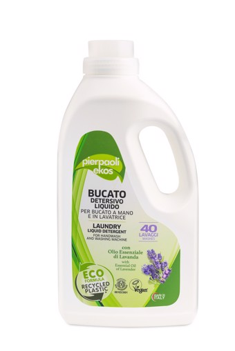 Pierpaoli Ekos detersivo per bucato Universale Lavatrice 2000 ml Lavanda