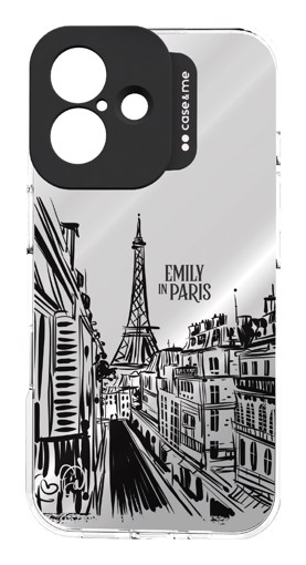 Case & Me CMEMIPCOVIP16612 custodia per cellulare 15,5 cm (6.12") Cover Nero, Bianco