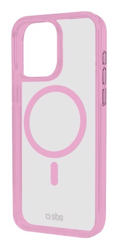 SBS TEMAGCOLIP1661PP custodia per cellulare 16 cm (6.3") Cover Rosa, Trasparente