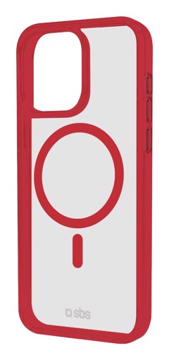 SBS TEMAGCOLIP1661PR custodia per cellulare 16 cm (6.3") Cover Rosso, Trasparente