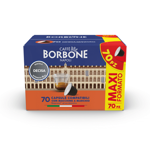 Caffè Borbone capsule decisa 70pz REBNERADECISA70P