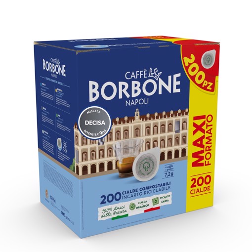 Caffè Borbone 44BNERADECISA200PZ Cialde caffè 200 pz