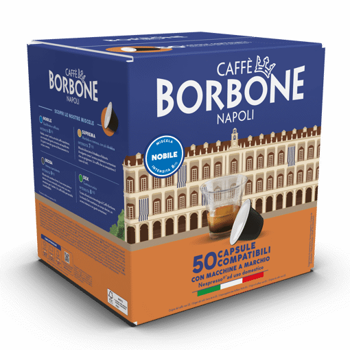 Caffè Borbone Capsule per Nespresso Nobile Capsule caffè 50 pz