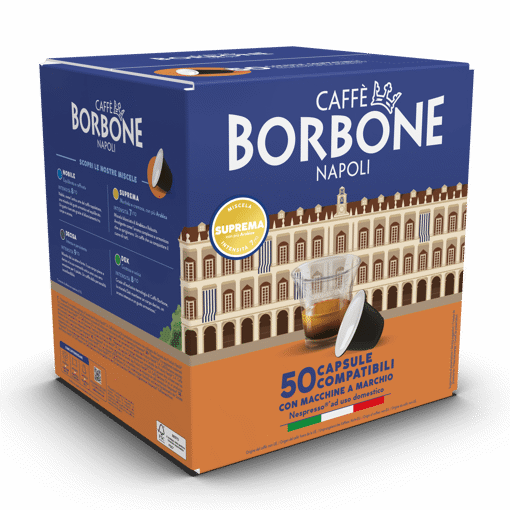 Caffè Borbone Capsule per Nespresso Suprema Capsule caffè 50 pz