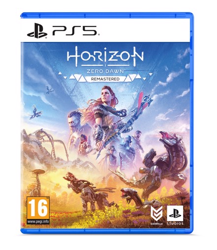 Sony Horizon Zero Dawn Remastered Edition PS5 Rimasterizzata Arabo, BRA, Tedesca, Inglese, ESP, Francese, ITA, Polacco, Portoghese, Russo PlayStation 5