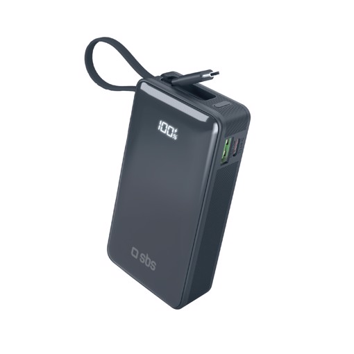 SBS TTBB10000LCDTCPD20B batteria portatile 10000 mAh Blu