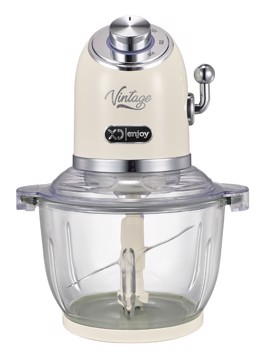 Tritatutto elettrico vintage 300w 2l vetro tritaghiac 4lam