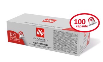 Illy capsule caffè classico compatibile Nespresso  100 pz