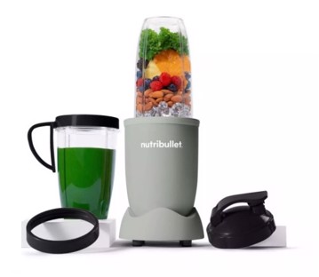 Frullatore a bicchiere verde 900w 700ml+900ml tritaghiacci